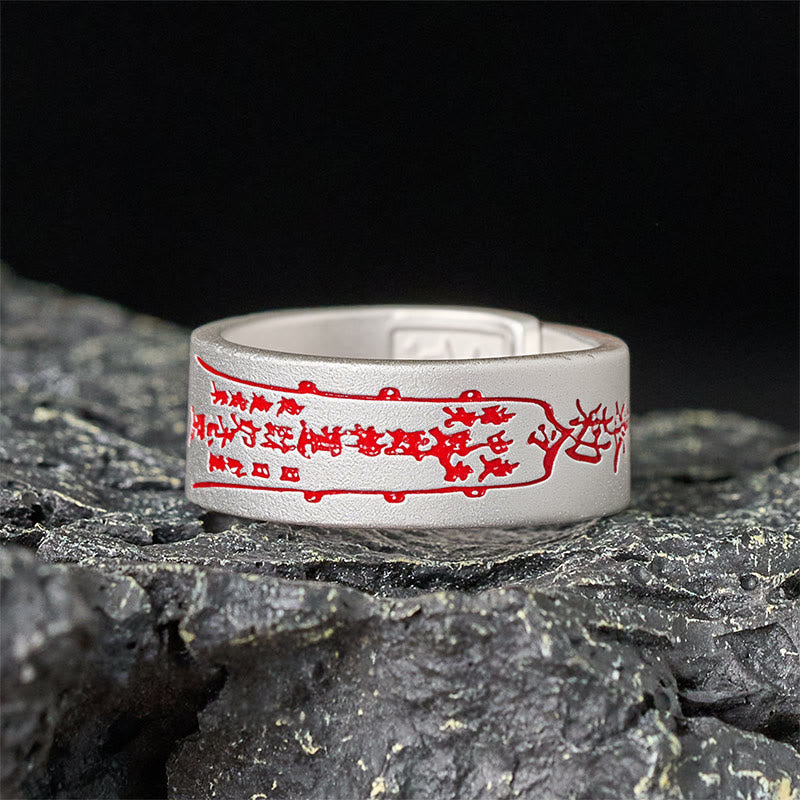 Nimara Ritual Copper Word Adjustable Balance Ring