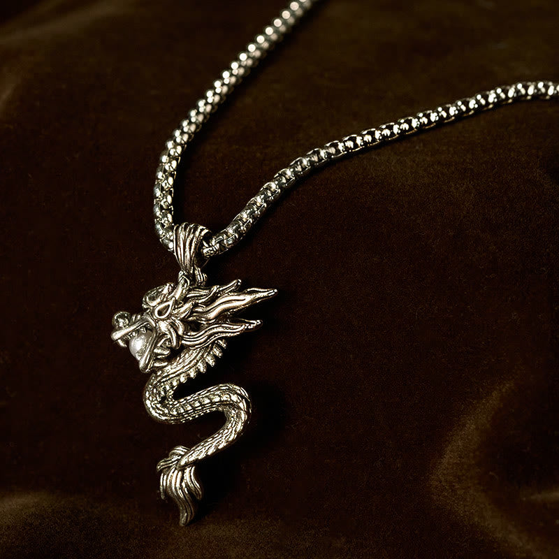 Nimara Ritual Dragon Copper Balance Luck Necklace Pendant
