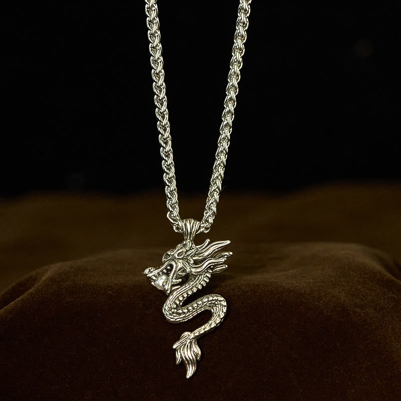 Nimara Ritual Dragon Copper Balance Luck Necklace Pendant