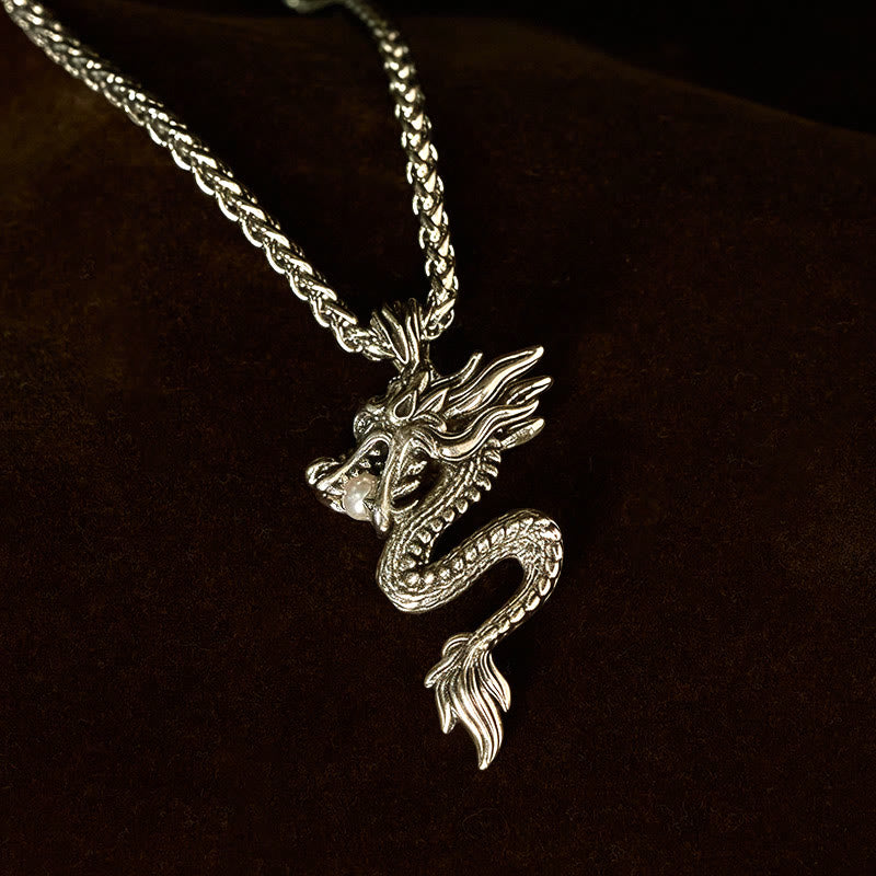 Nimara Ritual Dragon Copper Balance Luck Necklace Pendant