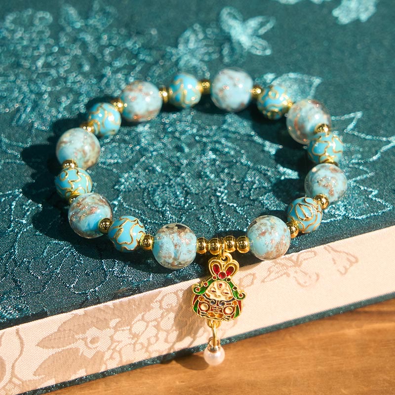 Nimara Ritual Rabbit Liuli Glass Luck Bracelet