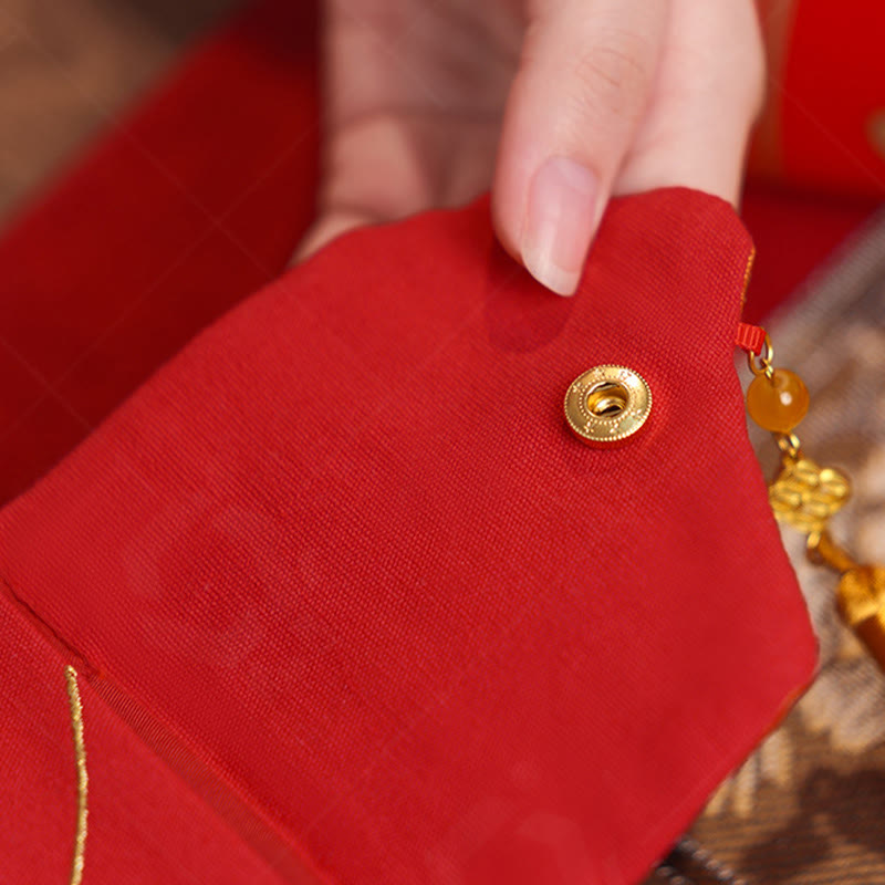 Nimara Ritual Embroidery Year Of The Horse 2026 New Year Tassel Chinese Red Envelope