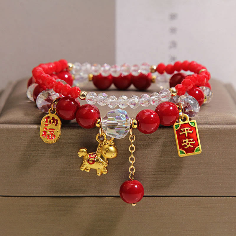 Nimara Ritual Year Of The Horse Ingot Prosperity 2Pcs Bracelet