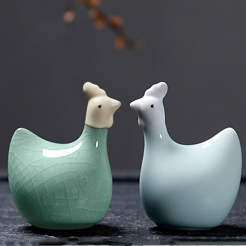 Nimara Ritual Chinese Zodiac Ceramic Tea Pet Home Decoration