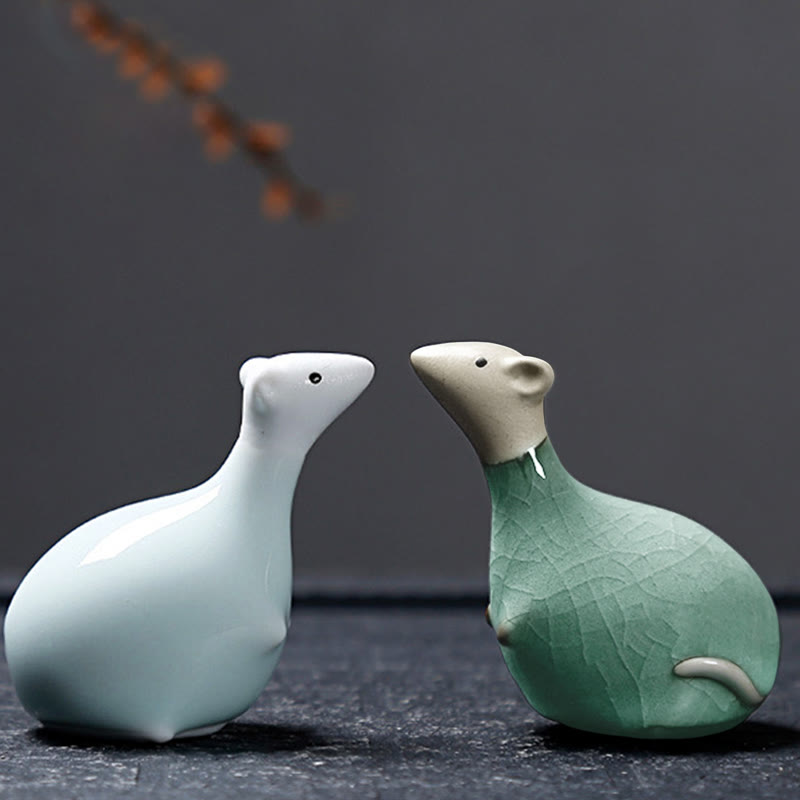 Nimara Ritual Chinese Zodiac Ceramic Tea Pet Home Decoration