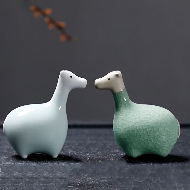 Nimara Ritual Chinese Zodiac Ceramic Tea Pet Home Decoration