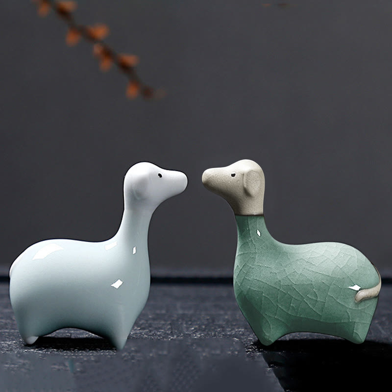 Nimara Ritual Chinese Zodiac Ceramic Tea Pet Home Decoration