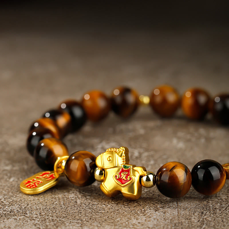 Nimara Ritual Year Of The Horse Tiger Eye Courage Bracelet
