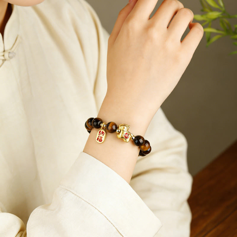 Nimara Ritual Year Of The Horse Tiger Eye Courage Bracelet