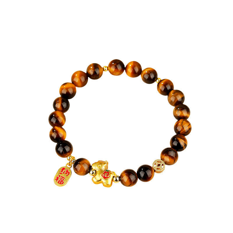 Nimara Ritual Year Of The Horse Tiger Eye Courage Bracelet