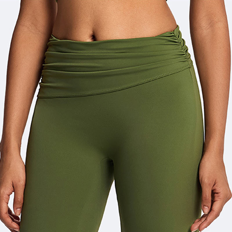 Nimara Ritual Solid Crop Halter Backless Sleeveless Top Straight Leg Pants For Sports Fitness Yoga