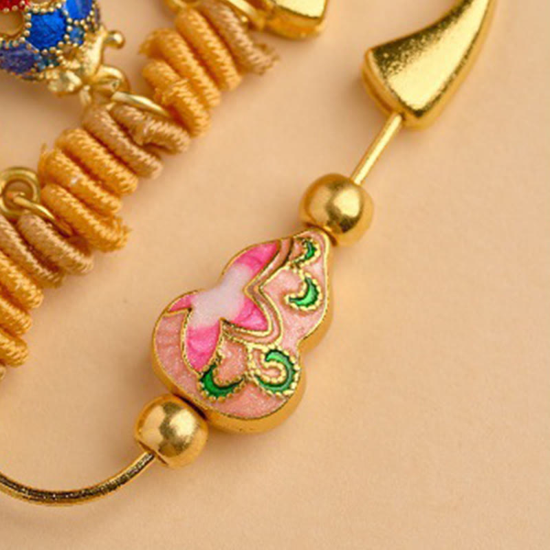 Nimara Ritual Year Of The Horse Fu Character Lotus Attract Fortune Ruyi Handle Peace Buckle Luck Brooch