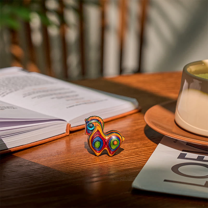 Reduce Stress and Positive Year Of The Horse Carved Tang Horse Rainbow Eucalyptus Desk Decoration