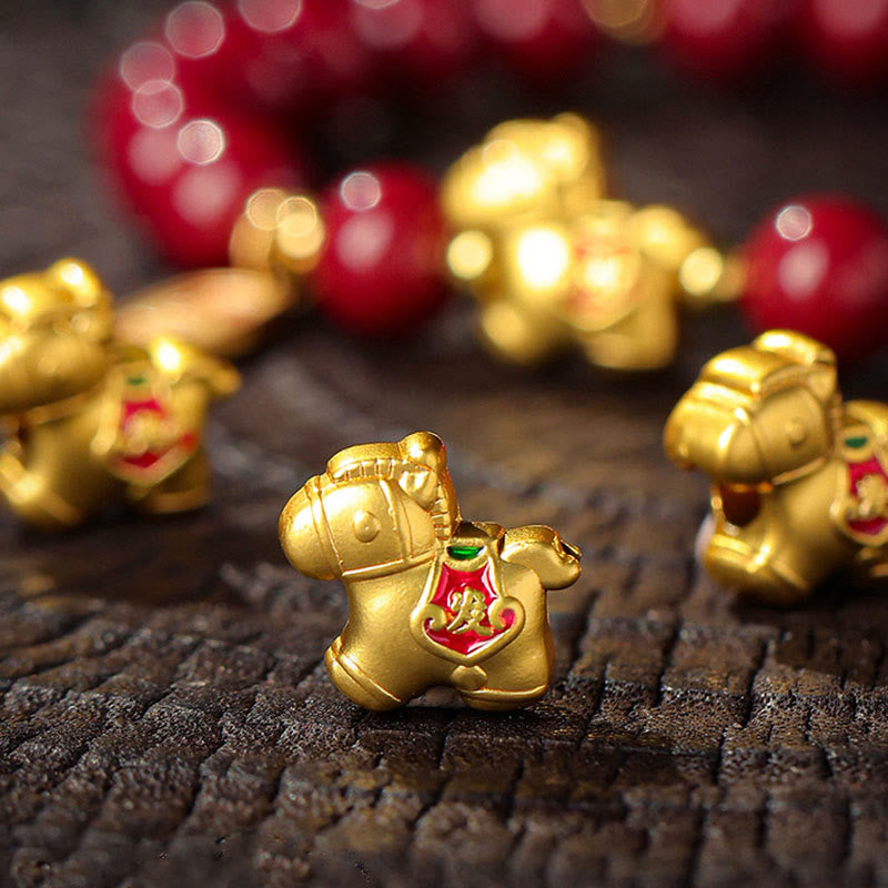 Nimara Ritual Year Of The Horse Cinnabar Blessing Bracelet
