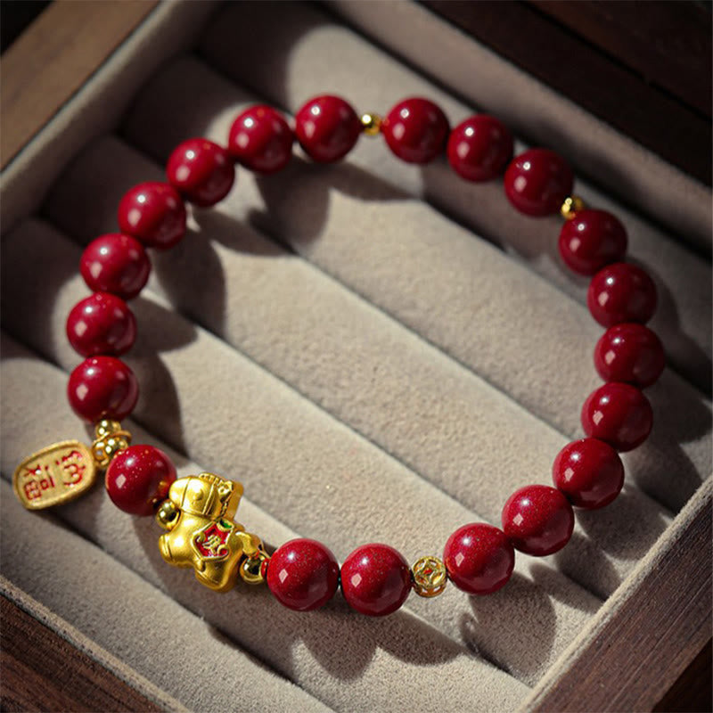 Nimara Ritual Year Of The Horse Cinnabar Blessing Bracelet