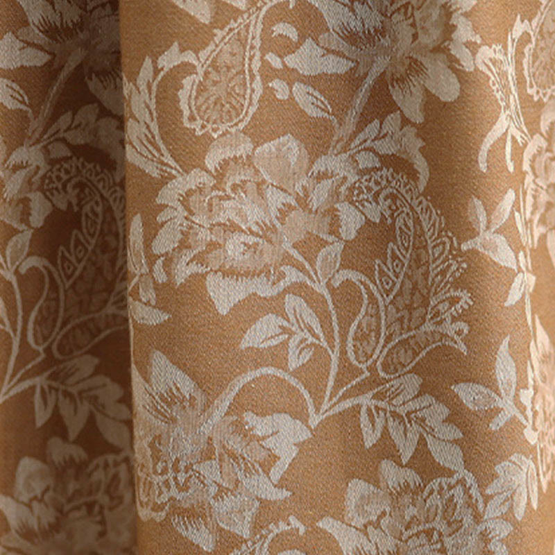 Nimara Ritual Printing Flower Paisley Pattern A-line Elastic Waist Women's Skirt With Pockets