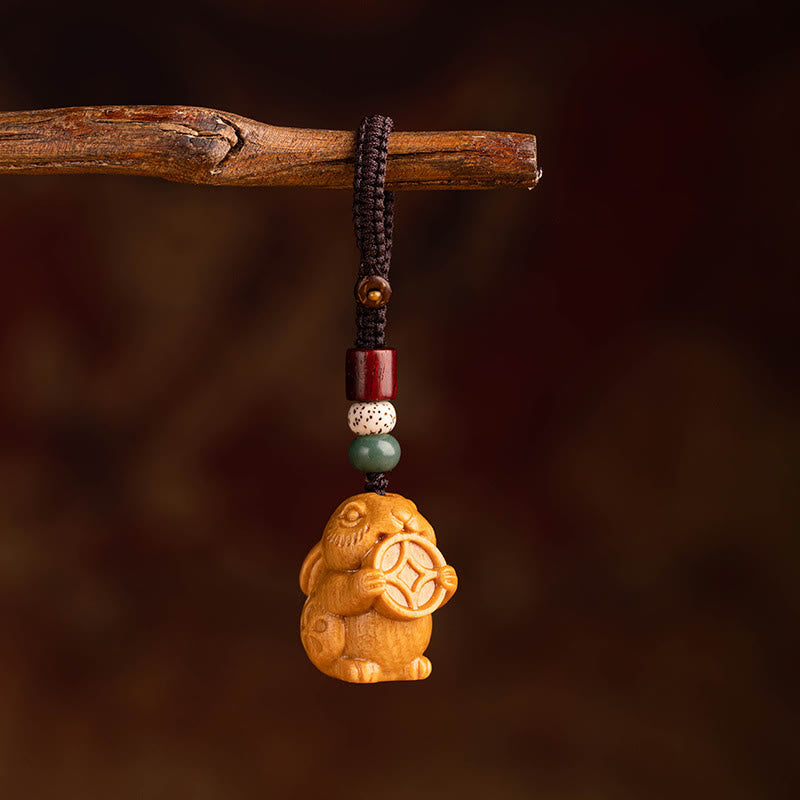Nimara Ritual Year Of The Horse Red Sandalwood Star Moon Bodhi Seed Blessing Key Chain