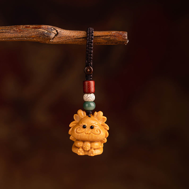 Nimara Ritual Year Of The Horse Red Sandalwood Star Moon Bodhi Seed Blessing Key Chain
