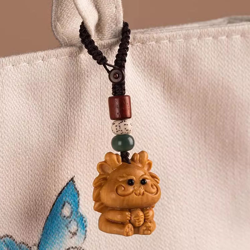 Nimara Ritual Year Of The Horse Red Sandalwood Star Moon Bodhi Seed Blessing Key Chain