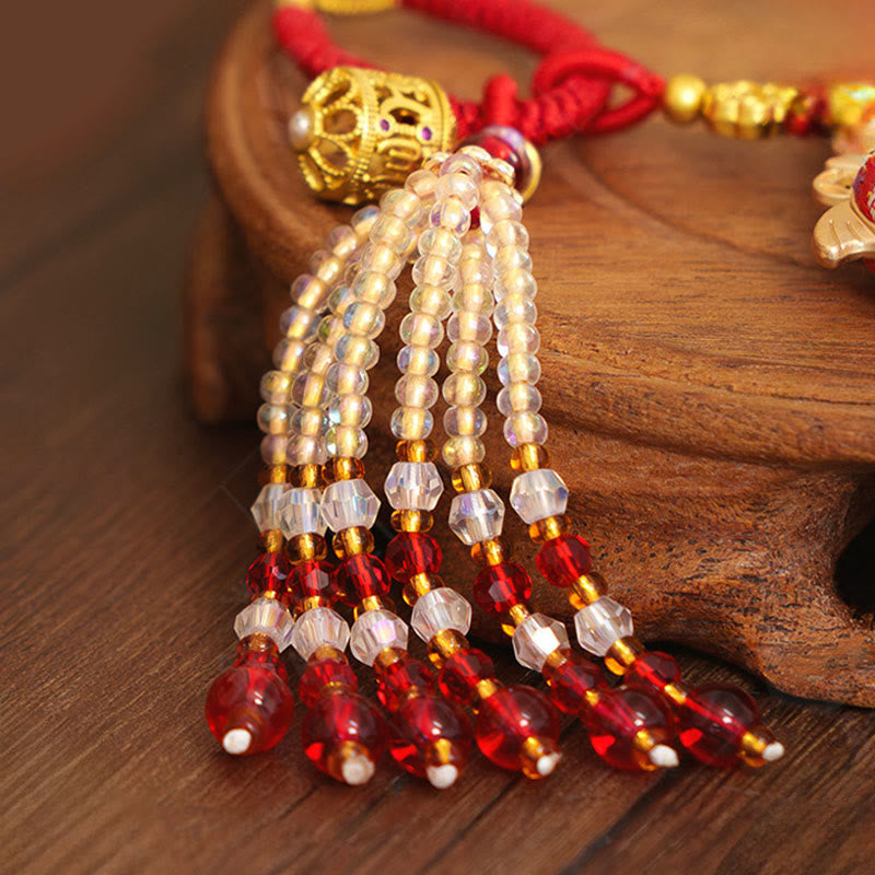 Nimara Ritual Year Of The Horse Embroidery Prosperity Key Chain