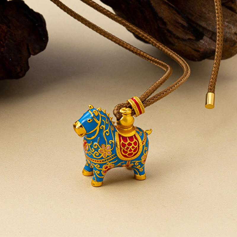 Nimara Ritual Year Of The Horse Copper Wealth Necklace Pendants