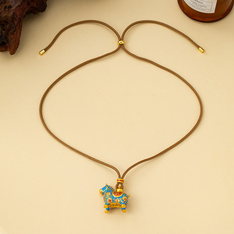 Nimara Ritual Year Of The Horse Copper Wealth Necklace Pendants