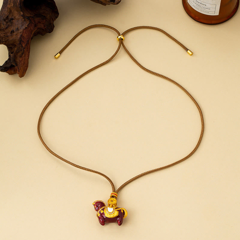 Nimara Ritual Year Of The Horse Copper Wealth Necklace Pendants