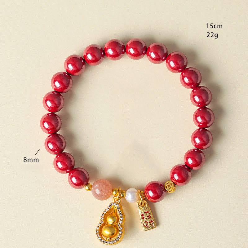 Nimara Ritual Cinnabar Blessing Attract Fortune Bracelet