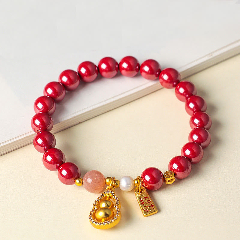 Nimara Ritual Cinnabar Blessing Attract Fortune Bracelet