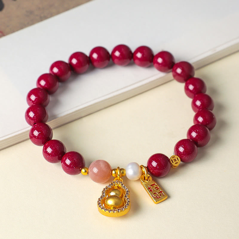 Nimara Ritual Cinnabar Blessing Attract Fortune Bracelet