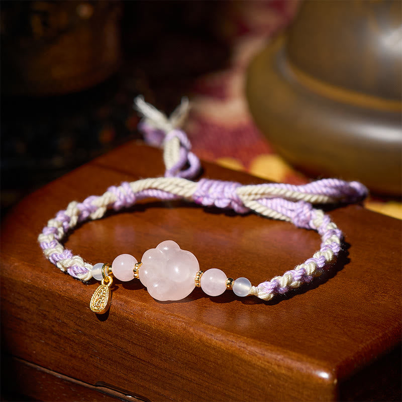 Nimara Ritual Pink Crystal Cat Warmth Love Bracelet