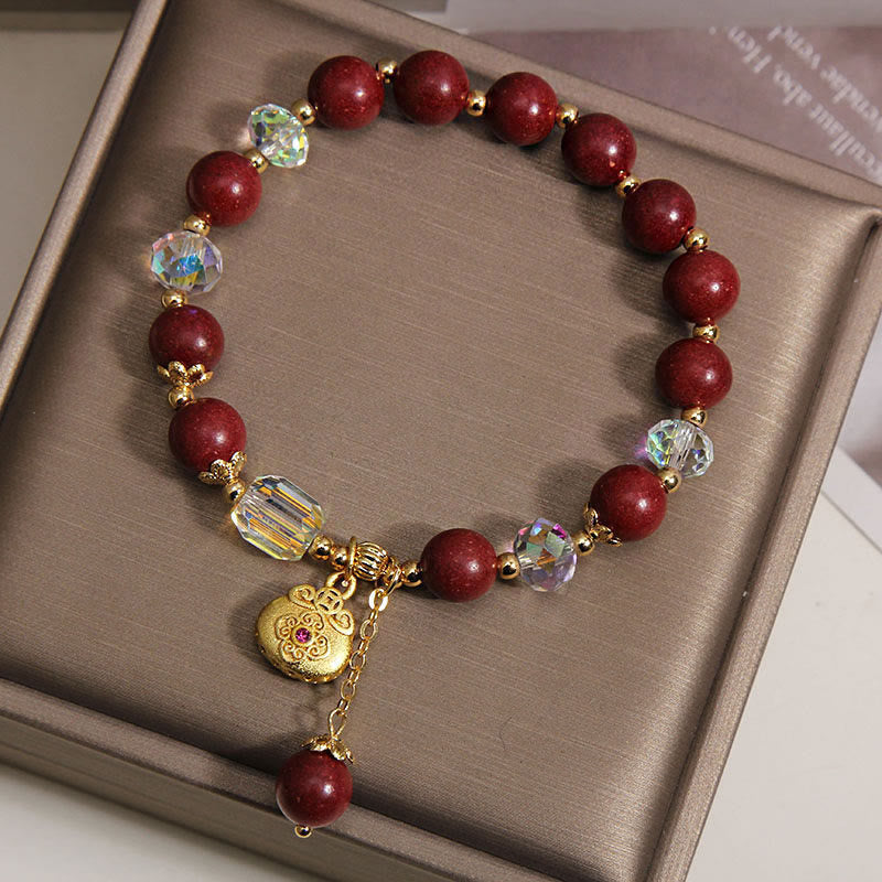Nimara Ritual Sandalwood Lucky Bag Charm Healing Bracelet