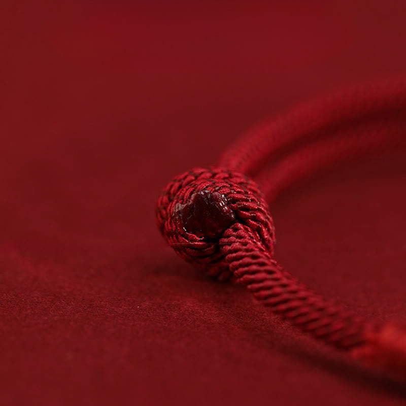 Nimara Ritual 999 Gold Ring Design Handmade Luck Braided Red Rope Bracelet Anklet