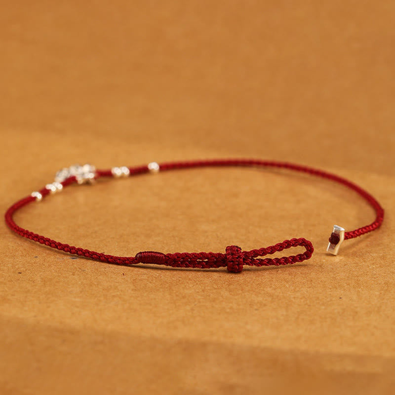Nimara Ritual Handcrafted 925 Sterling Silver Copper Coins Design Protection Strength Ultra-Thin Bracelet Anklet