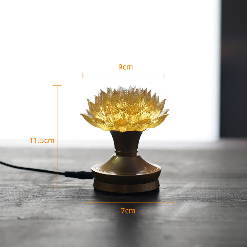 Nimara Ritual Lotus Liuli Glass Copper Brass New Begining Home Decoration