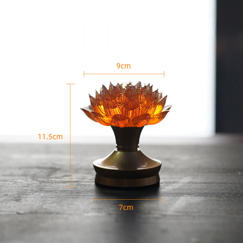 Nimara Ritual Lotus Liuli Glass Copper Brass New Begining Home Decoration