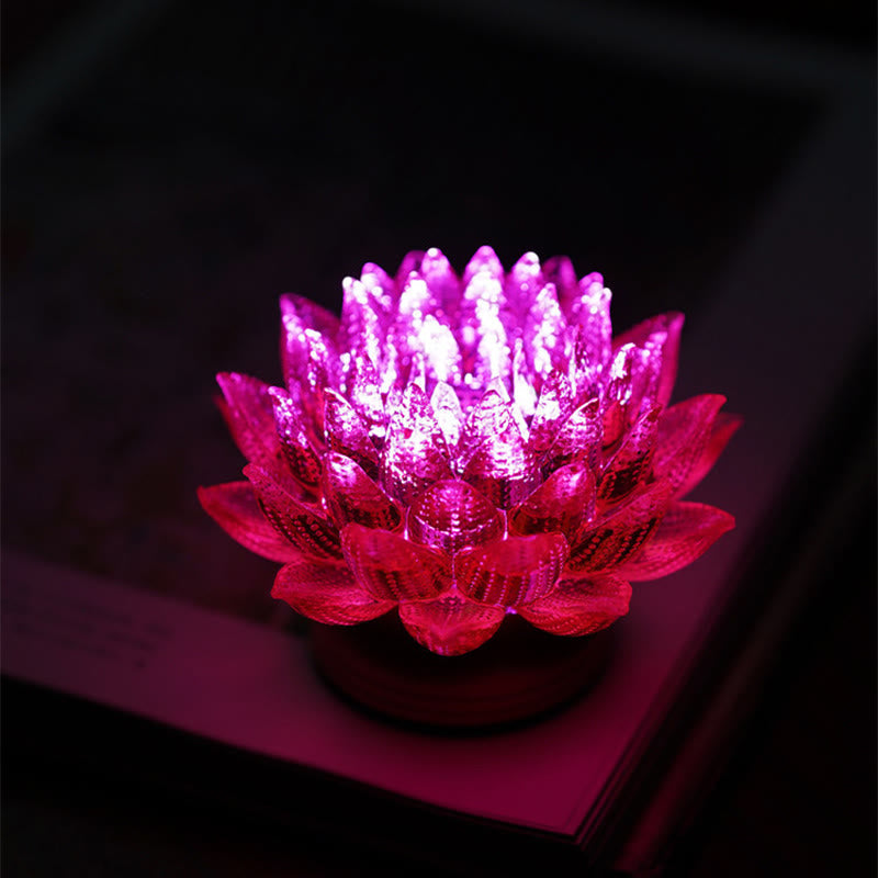 Nimara Ritual Lotus Liuli Glass Copper Brass New Begining Home Decoration