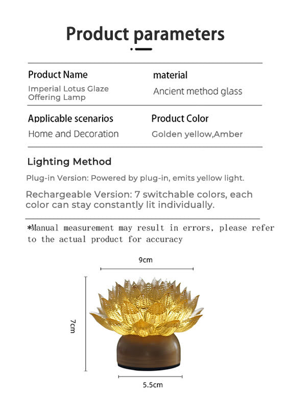 Nimara Ritual Lotus Liuli Glass Copper Brass New Begining Home Decoration