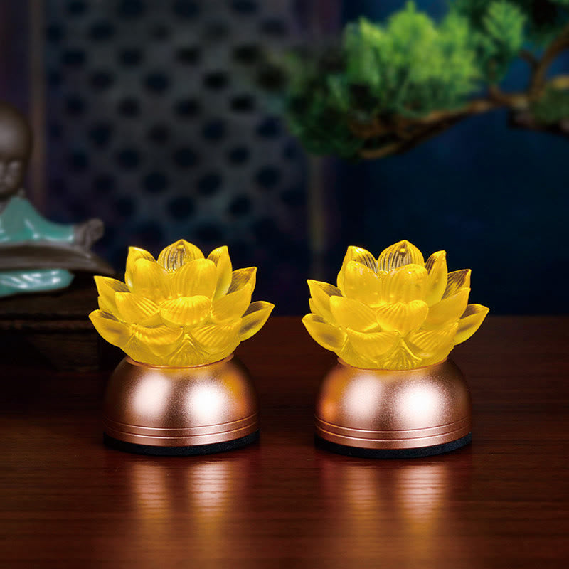 Nimara Ritual Lotus Liuli Glass Copper New Begining Home Decoration