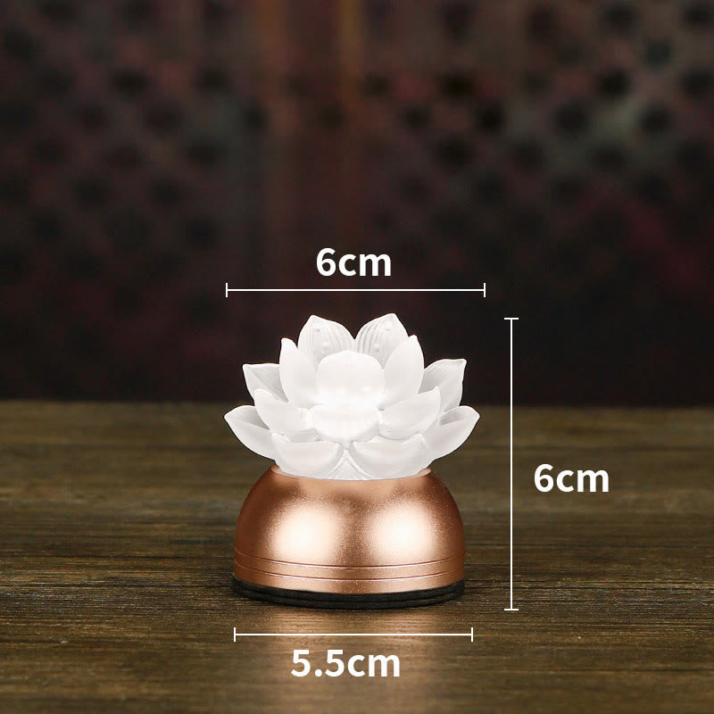 Nimara Ritual Lotus Liuli Glass Copper New Begining Home Decoration