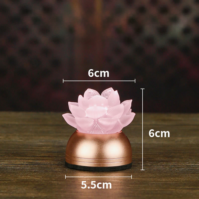 Nimara Ritual Lotus Liuli Glass Copper New Begining Home Decoration