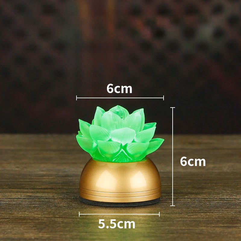 Nimara Ritual Lotus Liuli Glass Copper New Begining Home Decoration