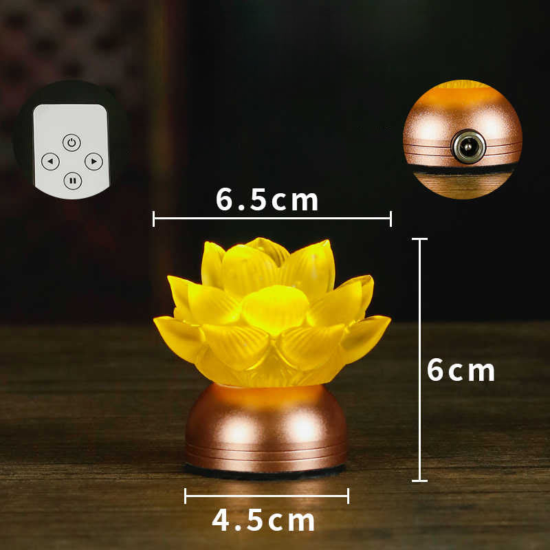 Nimara Ritual Lotus Liuli Glass Copper New Begining Home Decoration