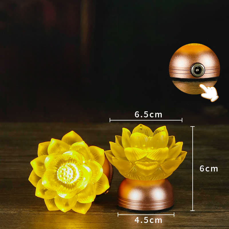 Nimara Ritual Lotus Liuli Glass Copper New Begining Home Decoration