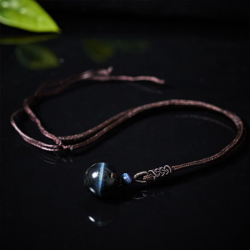 Nimara Ritual Tiger's Eye Silver Sheen Obsidian Gold Sheen Obsidian Rainbow Obsidian Positive Necklace Pendant