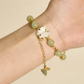 Nimara Ritual Liuli Glass Bead Butterfly Blessing Love Bracelet