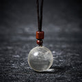 Nimara Ritual White Crystal Pink Crystal Tiger Eye Smoky Quartz Protection Necklace Pendant