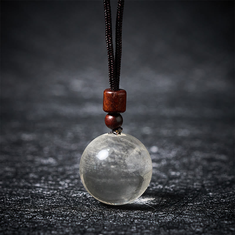Nimara Ritual White Crystal Pink Crystal Tiger Eye Smoky Quartz Protection Necklace Pendant