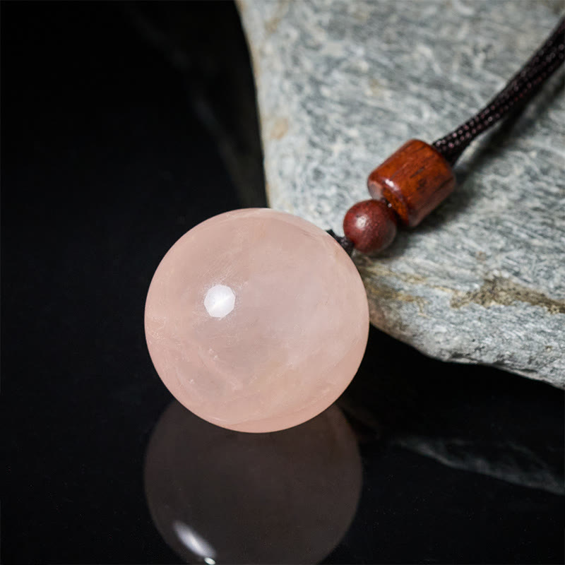 Nimara Ritual White Crystal Pink Crystal Tiger Eye Smoky Quartz Protection Necklace Pendant