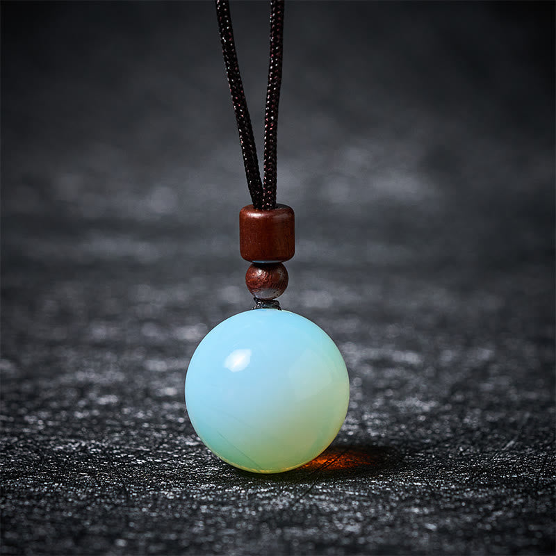 Nimara Ritual White Crystal Pink Crystal Tiger Eye Smoky Quartz Protection Necklace Pendant